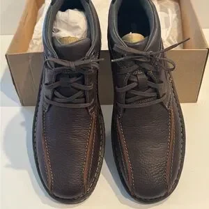 Clarks | Shoes | Mens Brown Leather Ankle Boots Clarks Vanek  display picture 2